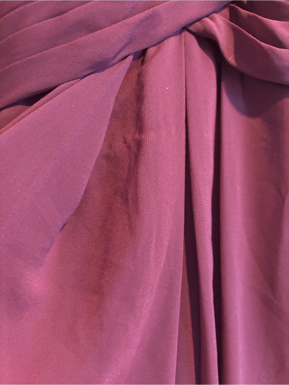 Azazie Ginger Dress A16 Color Cabernet - Picture 4 of 15